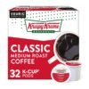 Krispy Kreme Classic, Single-Serve Keurig K-Cup Pods, Medium Roast Coffee Pods, 32 Count