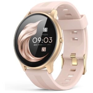 AGPTEK Smart Watch, IP68 Waterproof Smartwatch for Men Women Activity Tracker with Full Touch Color Screen Heart Rate Monitor Pedometer Sleep Monitor for Android and iOS Phones (Blue)