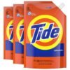 Tide Laundry Detergent Liquid Soap Pouches, High Efficiency (He), Original Scent, 93 Total Loads (Pack Of 3)