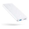 Anker Portable Charger, 313 Power Bank (PowerCore Slim 10K) 10000mAh Battery Pack with High-Speed PowerIQ Charging Technology and USB-C (Input Only) for iPhone, Samsung Galaxy, and More (White)
