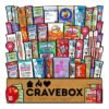 CRAVEBOX Easter Snacks Box Variety Pack Care Package (80 Count) Treats Gift Basket Boxes Pack Adults Kids Grandkids Guys Girls Women Men Boyfriend Candy Birthday Cookies Chips Teenage Mix College Student Food Sampler Office