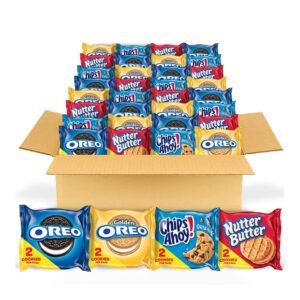 OREO Original, OREO Golden, CHIPS AHOY! & Nutter Butter Cookie Snacks Variety Pack, 56 Snack Packs (2 Cookies Per Pack) Hot Sale