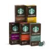 Starbucks by Nespresso Variety Pack Coffee (50-count single serve capsules, compatible with Nespresso Original Line System)