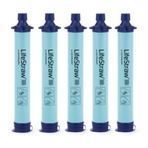 LifeStraw Personal Water Filter for Hiking, Camping, Travel, and Emergency Preparedness