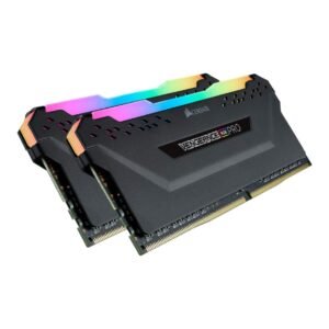 Corsair Vengeance RGB Pro 64GB (2x32GB) DDR4 3200 (PC4-25600) C16 Desktop memory–Black (CMW64GX4M2E3200C16)