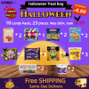 Halloween Snack Pack! 10 Candy Packs, 23 pieces. Was £60+, now £4.99. Great deal. Free shipping. Indulge in spooky treats! 🎃