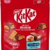 KITKAT Lovers Minis, Variety Pack, Caramel, Lotus Biscoff, Cinnabon, Milk, Crispy Wafer Bars, Perfect for Holidays and Sharing, Individually Wrapped, 300g Resealable Pouch
