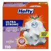 Hefty Ultra Strong Tall Kitchen Trash Bags, Lavender & Sweet Vanilla Scent, 13 Gallon, 110 Count