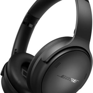 While Stocks Last：Bose QuietComfort Bluetooth Headphones, Wireless Headphones with Active Over Ear Noise Cancelling and Mic, Deep Bass, Up to 24 Hours of Playtime